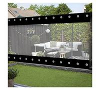 GJZQDKX Cortinas de Lona Impermeables Transparentes para Exteriores, Ideales para pabellones, Patios e invernaderos. Resistentes a los Rayos UV. 4,6 x 2,5 m (15,09 x 8,2 pies).