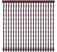 GJZQDKX Cortinas de Madera Hechas a Mano con Cuentas - Paneles de Puerta Personalizables con Cuentas para Dormitorio y Cocina, Cortinas mosquiteras de 35 Hilos (70x200cm) - Decoración Elegante para