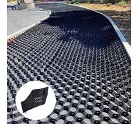GJZQDKX Estabilizador de Entrada de vehículos con geomalla de 2 Pulgadas - Rejilla de Grava de 3 a 30 pies para estacionamientos de Camiones Ligeros, Control de la erosión del Suelo, gest