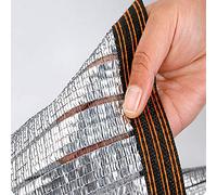 GJZQDKX Malla de sombreo de Aluminio Reflectante al 85%, Resistente a los Rayos UV, Transpirable, para jardín, Cubierta Decorativa Exterior para Patio, balcón y protección de Plantas (4x10