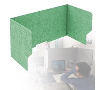 GJZQDKX Separador de Escritorio Plegable y Panel acústico de 120 cm, Protector de partición para Oficina en casa, Aula, Biblioteca, Sala de Estudio - Color Verde. Reducción de Ruido y gestión del es