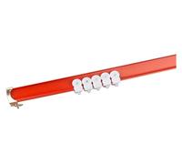 GJZQDKX Sistema de riel Flexible para Cortinas, Barra metálica Curva para Separador de ambientes, riel silencioso, Montaje en Techo, 240 cm/7,9 pies decoración del hogar y la gest
