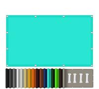 GJZQDKX Toldo Parasol Azul Cielo de 4,5 x 5,5 m, Impermeable, para jardín, con protección UV del 98%, Ideal para Patios, Balcones y Espacios Exteriores jardinería y relajación.