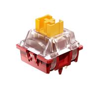 GK GAMAKAY Interruptor de teclado mecánico lineal silencioso, 35 piezas/paquete GamaKay Phoenix Switch de 3 pines prelubricados para teclado mecánico para juegos LK67 TK75 CK68 DIY (interruptor Phoenix)