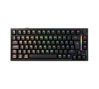 GK GAMAKAY TK75HE V2 75% Rapid Trigger Teclado para gaming inalámbrico QWERTZ (ISO DE Layout) con pantalla TFT, BT/2,4 GHz/USB-C 8 KHz 0,005 mm RT, interruptor magnético con efecto reverberación