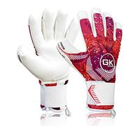 GK Saver Guantes de Portero de fútbol Modesty P05 Argo FIT Guantes de Portero Profesionales con Corte Especial de Dedos, Color Rosa y Blanco, Talla 6 a 11
