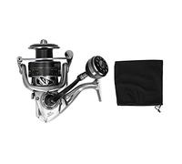 GK4000 Carrete Giratorio de Pesca 5.2: 1 Carrera con 13+1BB Camino sin Costura Campo de Metal liviano Pero Duradero Carril para Pesca de Agua Salada de Agua Dulce