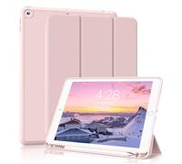 GKABXY Funda para iPad de 9ª generación 2021/8ª generación 2020/7ª generación 2019 de 10,2 pulgadas con soporte para bolígrafo, parte trasera de TPU suave, ultrafina, ligera, Smart Cover Auto