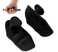 Gkaopi Guantes de Gimnasio de Silicona Almohadillas de Agarre Portátiles Empuñaduras de Gimnasio sin Dedos Guantes de Entrenamiento para Entrenamiento Halterofilia Dominadas