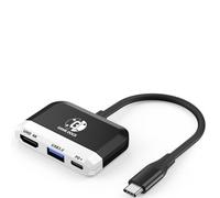 GKEAPZA Switch Dock para Nintendo Switch/OLED Switch, Mini Switch 3 en 1 Base de TV con puerto HDMI 4K USB 3.0 USB C PD 100W de carga, base portátil de viaje