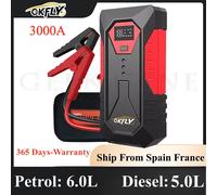 GKFLY 2000A 3000A 4000A arrancador de batería de coche banco de energía grande refuerzo de batería de coche 12V dispositivo de arranque de coche para gasolina 6.0L diésel 5.0L 2000A Red