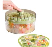 GkgWuxf Bandeja de hielo, máquina de hielo para jugo de whisky, molde de cubo helado con tapa para café, fiesta, hogar, caravana, cafetería, cocina, cóctel, hotel, boda, restaurante