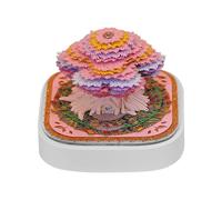 GkgWuxf Bloc de notas 3D | Bloc de notas artístico de casa del árbol | Escultura de papel para niños, estudiantes, adultos, decoración del hogar, festival de Adviento, planificación de vacaciones