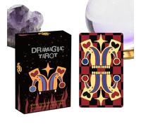 GkgWuxf Cartas de tarot para principiantes, 78 piezas de adivinación - Juego de mesa de adivinación, para niños y adultos, buscadores espirituales, practicantes de meditación, personas reflectantes