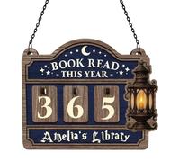 GkgWuxf Contadores de libros | Regalo de libro de madera Motivacional | Leer libros de lectura Pantalla de destino - Para el hogar Biblioteca de estudiantes dormitorio lector