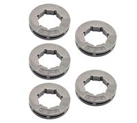 GkgWuxf Corona Dentada De Ranura Pequeña 3/8-7 Dientes | Juego de 5 Unidades de Piñón Tambor Embrague - Accesorio de Corte de 3/8-7 Dientes para Motores de Cortacésped con Transmisión por Cadena