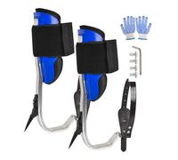 GkgWuxf Crampones de escalada para árboles | Equipo de escalada portátil con garras - Kit de arnés con herramienta de palma - para deportes al aire libre selva recolección de frutas supervivencia