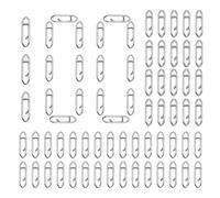 GkgWuxf Espiradores a presión, Clips de Velocidad de | Clips de Velocidad de Reutilizables,Clips de de Acero Inoxidable, pequeños giros de Cambio rápido para río, Lago y mar