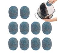 GkgWuxf - Esponja de acero resistente para estufa y sartén - Cepillo abrasivo reutilizable multifunción para sartenes de grasa tenaces estaciones, fregadero
