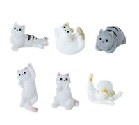 GkgWuxf Figuras de Gatito Miniaturas,Figuras de Gato Lindas, Figuras Lindas Figuras de Gato, Figuras de Resina de Gato, decoración de Oficina, Juguetes de Gatito, decoración de Tarta,