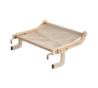 GkgWuxf Hamaca para ventana de gato, percha para ventana de gato,Percha ajustable para gatitos para alféizar de ventana - Asiento de percha para cama para gatos fácil de ajustar y montar para alféizar