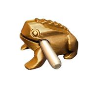 GkgWuxf - Instrumento musical de percusión, diseño de bloque de sonido, impresión 3D con mazo, percusión rana y cracra, para casa, apartamento, camping, jardín, patio trasero