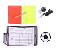 GkgWuxf Juego De Cartones Rojo Y Amarillo De Fútbol | Kit de Cartones de Árbitro de Fútbol | Herramientas Portátiles Versátiles para Entrenamiento Coaching Partidos Adultos