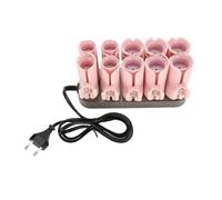 GkgWuxf Juego de rulos - minirodillos de calentamiento rápido | Rizadores de pelo con autoadhesión | para cabello largo y medio, corto y fino para mujeres y niñas para viajes