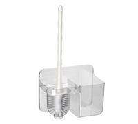 GkgWuxf - Juego de soporte para escobilla de inodoro, soporte de pared para cepillo de inodoro, soporte para cepillo de baño, espacio simple, soporte de cepillo multifuncional para sala