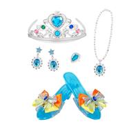 GkgWuxf Juguetes de disfraz para niñas, accesorios de juego de rol de 5 piezas | Juego de joyas de cosplay para , cumpleaños, Halloween, vacaciones, juegos previos, actuaciones escénicas