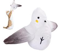 GkgWuxf Juguetes interactivos para gatos, de felpa, recargables, realistas, juguetes de estimulación para gatos, ejercicio de animales, caza, rascado, para enriquecer la estimulación del aburrimiento