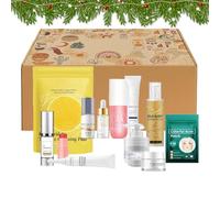 GkgWuxf Kit de cuidado facial,Productos de limpieza e hidratación diarios | Productos de cuidado facial Regalos para mujeres mamá novia hija en casa viaje,viaje casa fiesta Navidad