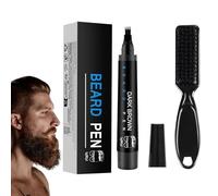 GkgWuxf - Lápiz para engrosamiento de barba para hombre, kit de pluma de relleno de barba natural | Pluma de línea de pelo duradera para barba para uso diario, bigote y cejas