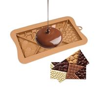 GkgWuxf Moldes para Tabletas de Chocolate,Molde de Fácil Liberación - Moldes Desmontables Para Barras De Proteína Y Energía - para Trufa, Brownie, Hogar, Cocina, Fiestas, Regalo de Fiesta