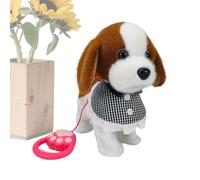GkgWuxf Perro Robot - Animales de Peluche de Perro Interactivos,Cachorro Que Camina y Ladra para Niños | para Niños y Niñas, Dormitorio, Hogar, Viaje, Sala de Estar, Jardín, Aula, Cumpleaños y