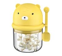 GkgWuxf - Picadora de alimentos inalámbrica, picadora de ajo eléctrica, contenedor de alimentos resistente con cortador rallador trituradora inalámbrica para verduras cebollas carnes frutas nueces