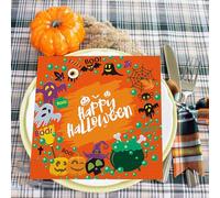 GkgWuxf Servilletas De Papel De Halloween | Servilletas para Invitados en Fiestas - 20 Unidades Toallas de Mano para Casas Encantadas Eventos Escolares Reuniones Familiares Restaurantes Fiestas