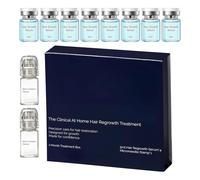 GkgWuxf Set de renovación capilar - 8 unidades calmante estimulador del cuero cabelludo | Solución de fortalecimiento del cabello con 2 microagujas - para mujeres y hombres crecimiento engrosamiento