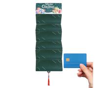 GkgWuxf Soporte para dinero de Navidad, centro de mesa de temporada, soporte para tarjetas de Navidad, para reuniones en casa, viajes, bajo el árbol, amigos, parejas, hija, hijo