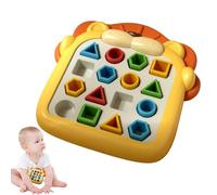 GkgWuxf Tabla de clasificación de Formas, de Formas - clasificador de Formas geométricas, Juguete de Actividad a Juego con patrón de Dibujos Animados | Clasificador de Formas