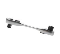GkgWuxf Trinquete de 1/4 pulgadas | Llave de trinquete de doble cabeza pequeña | Destornillador en ángulo, soporte de puntas de extensión, herramienta de accesorios prácticos, enchufe de accionamiento
