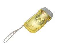 Gkhowiu 3 LED Linterna de Cuerda de Dinamo Manivela de Mano de prensado Antorcha No Bateria