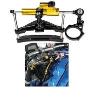 Gkhowiu Motorcycle Steering Damper para Yamaha FZ1 FAZER 2006-15 Moto Dirección Estabilizador Amortiguador