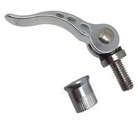GKIRQVPE Desmontar la Bicicleta, Bicycle Alloy Seat Post Clamp Quick Release Skewer Bolt Nut M8 Multiple Sizes Multicolor(M8x50mm Silver Color)
