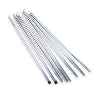 GKIRQVPE Tienda de Aluminio extendida., Outdoor Camping Tent Canopy Support Poles Multicolor 2 pcs(White)