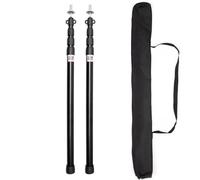 GKIRQVPE Tienda de Aluminio extendida., Telescoping Aluminum Tent and Awning Poles Adjustable 33-100 Inch XL Pack of 2 Multicolor(06)