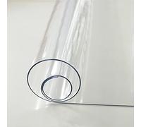 GKJHTED Mantel Transparente, Protector de Mesa de plástico Impermeable y a Prueba de Aceite, Funda Protectora para Muebles de Madera de Cocina y com