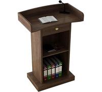 GKJHTED Podio de Madera, Atril, Mesa de podio de pie, podio, mostrador de recepción, podio de Madera, pupitre Escolar
