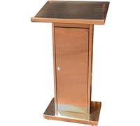 GKJHTED Púlpito de Iglesia, podio de Oro Rosa, púlpito de Lujo, Soporte Duradero, Atril de Escritorio Inclinado, púlpitos para aulas, oficinas, Audi