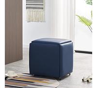 GKJHTED Silla apilable 5 en 1 con Ruedas, de Poliuretano sintético, pequeña, Cuadrada, para Sala de Estar y Comedor, versátil, 35 x 35 x 35 cm.